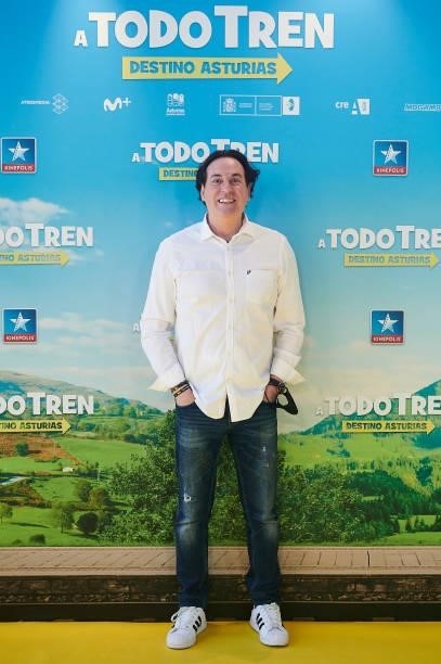 Pipi Estrada attends to premiere film of 'A Todo Tren. Destino Asturias" at Kinepolis Cinemas on July 04, 2021 in Madrid, Spain.