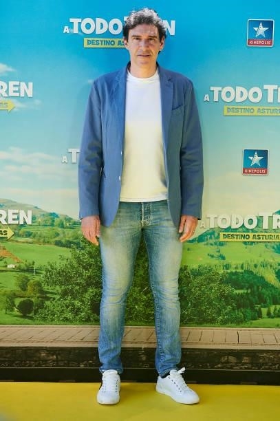 Aitor Karanka attends to premiere film of 'A Todo Tren. Destino Asturias" at Kinepolis Cinemas on July 04, 2021 in Madrid, Spain.