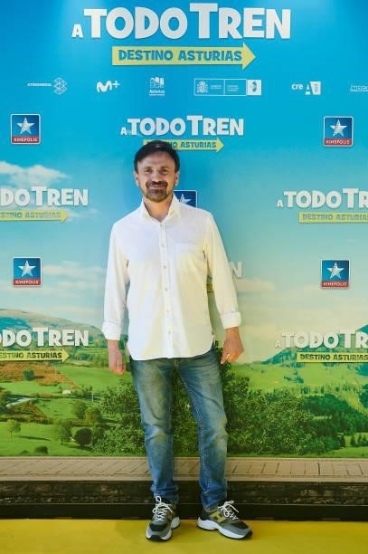 Jose Mota attends to premiere film of 'A Todo Tren. Destino Asturias" at Kinepolis Cinemas on July 04, 2021 in Madrid, Spain.