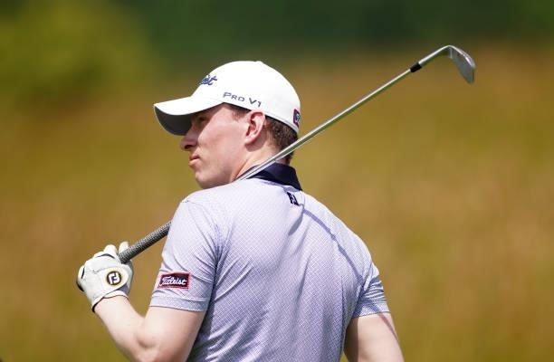 Euan Walker of Scotland in action during Day Four of the Kaskada Golf Challenge at Kaskada Golf Resort on July 04, 2021 in Brno, Czech Republic.