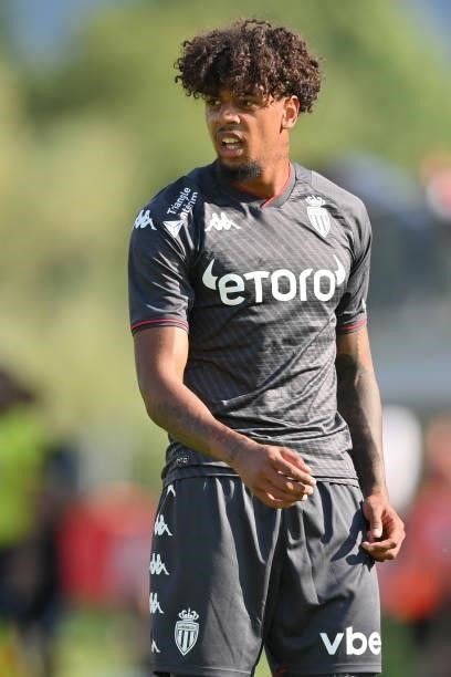 Willem Geubbels of AS Monaco looks on during the Pre-Season Friendly match between FC Red Bull Salzburg and AS Monaco at Maximarkt Sportpark on July...