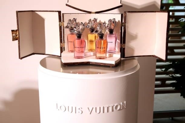 Illustration view during Louis Vuitton Parfum hosts dinner at Fondation Louis Vuitton on July 05, 2021 in Paris, France.
