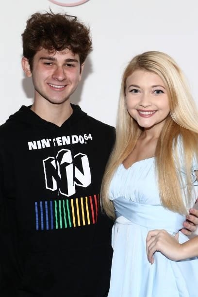 Jax Malcolm and Samantha Bailey attend the Z Star Digital Hosts Influencer Night at Coffee World on July 06, 2021 in Torrance, California.
