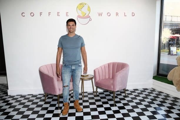 Kash Hovey attends the Z Star Digital Hosts Influencer Night at Coffee World on July 06, 2021 in Torrance, California.