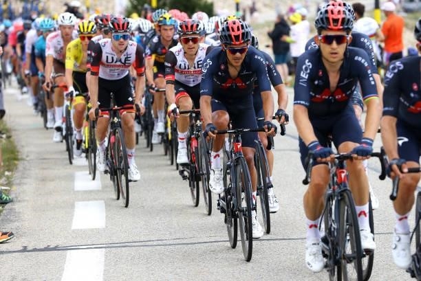 Richard Carapaz of Ecuador and Team INEOS Grenadiers during the 108th Tour de France 2021, Stage 11 a 198,9km km stage from Sorgues to Malaucène /...