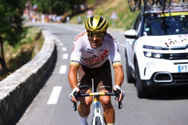 Greg Van Avermaet of Belgium and AG2R Citroën Team during the 108th Tour de France 2021, Stage 11 a 198,9km km stage from Sorgues to Malaucène /...