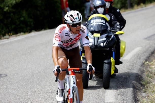 Benoît Cosnefroy of France and AG2R Citroën Team during the 108th Tour de France 2021, Stage 11 a 198,9km km stage from Sorgues to Malaucène /...