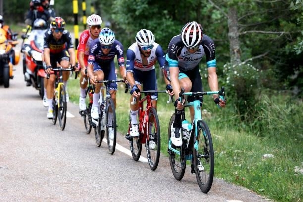 Luke Durbridge of Australia and Team BikeExchange in breakaway during the 108th Tour de France 2021, Stage 11 a 198,9km km stage from Sorgues to...