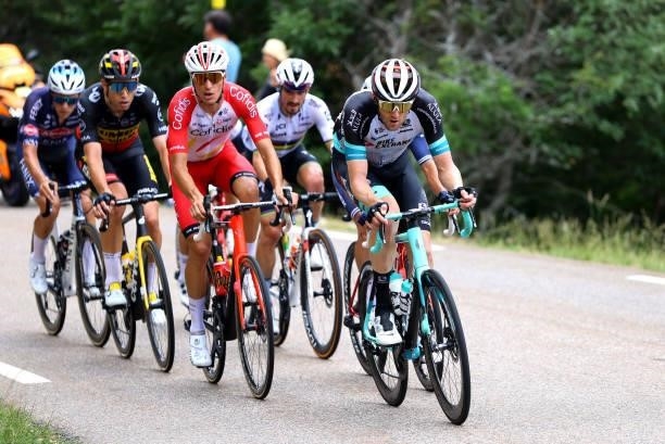 Luke Durbridge of Australia and Team BikeExchange in breakaway during the 108th Tour de France 2021, Stage 11 a 198,9km km stage from Sorgues to...