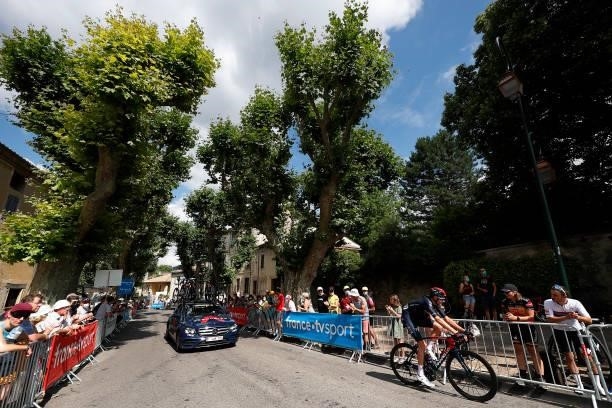 Luke Rowe of The United Kingdom and Team INEOS Grenadiers during the 108th Tour de France 2021, Stage 11 a 198,9km km stage from Sorgues to Malaucène...