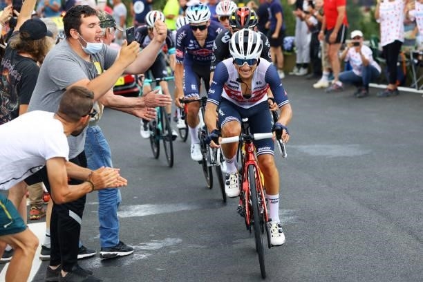 Kenny Elissonde of France and Team Trek - Segafredo during the 108th Tour de France 2021, Stage 11 a 198,9km km stage from Sorgues to Malaucène /...
