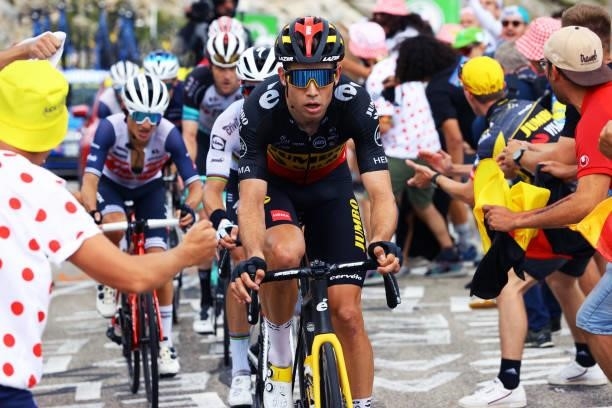 Wout Van Aert of Belgium and Team Jumbo-Visma in breakaway during the 108th Tour de France 2021, Stage 11 a 198,9km km stage from Sorgues to...