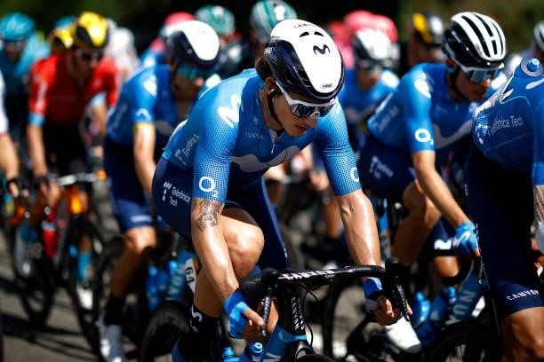 Iván García Cortina of Spain and Movistar Team during the 108th Tour de France 2021, Stage 12 a 159,4km stage from Saint-Paul-Trois-Chateaux to Nimes...