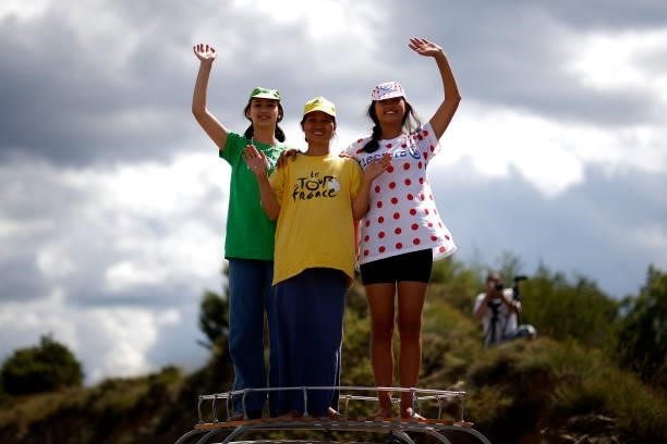 Fans during the 108th Tour de France 2021, Stage 12 a 159,4km stage from Saint-Paul-Trois-Chateaux to Nimes / Public / @LeTour / #TDF2021 / on July...