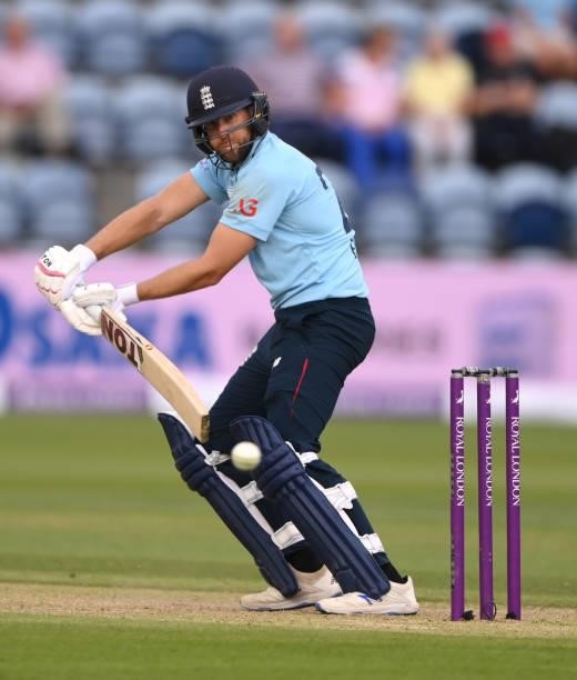 England batsman Dawid Malan in batting action during the 1st Royal London Series One Day International between England and Pakistan at Sophia Gardens...