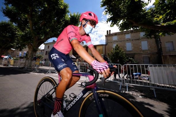 Ruben Guerreiro of Portugal and Team EF Education - Nippo at start during the 108th Tour de France 2021, Stage 12 a 159,4km stage from...