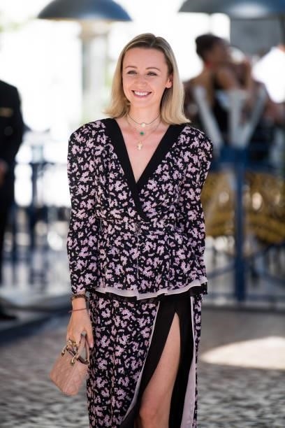 Nataly Osmann is seen during the 74th annual Cannes Film Festival at on July 08, 2021 in Cannes, France.