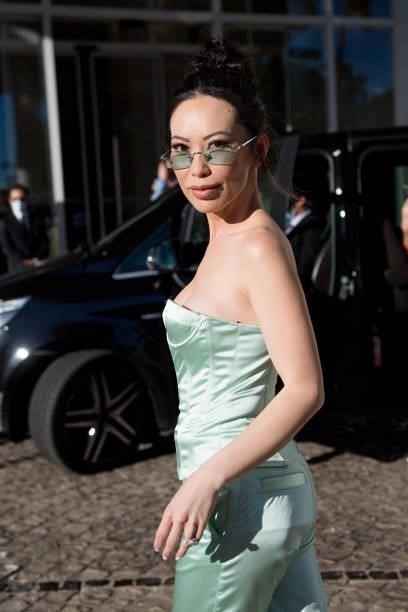 Christine Chiu is seen during the 74th annual Cannes Film Festival at on July 08, 2021 in Cannes, France.