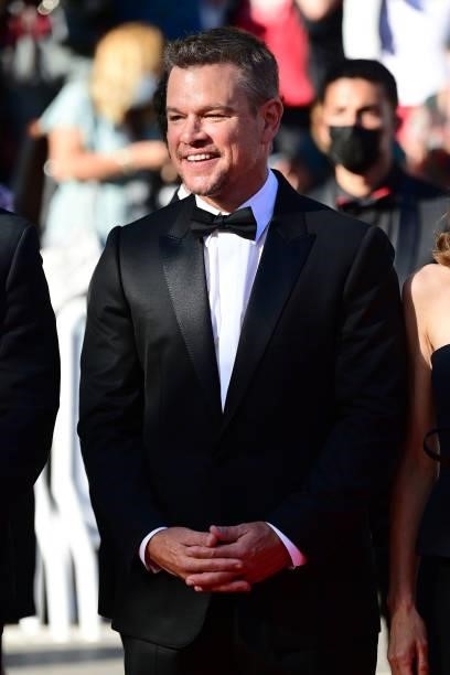 Matt Damon attends the "Stillwater