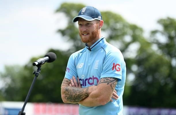 England captain Ben Stokes is interviewed ahead of the 1st Royal London Series One Day International match between England and Pakistan at Sophia...