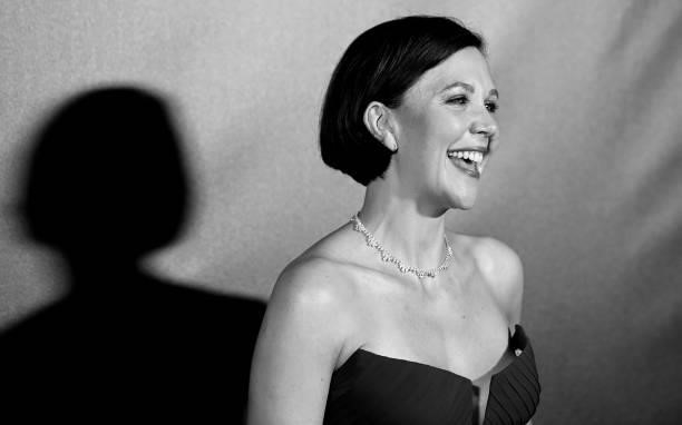 Maggie Gyllenhaal attends the photocall ahead of the Chopard Trophy dinner during the 74th annual Cannes Film Festival on July 09, 2021 in Cannes,...