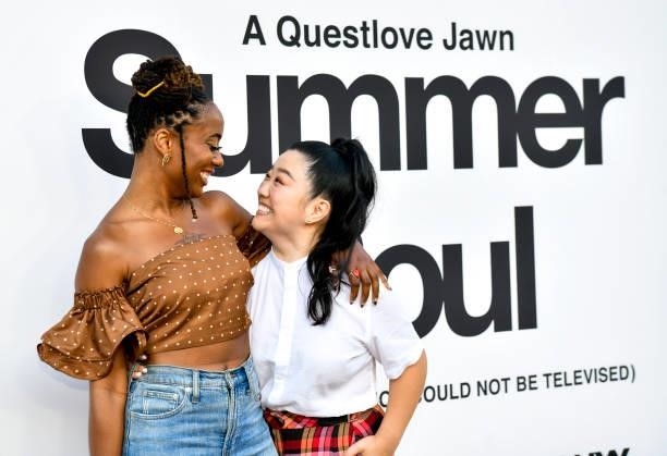 Zuri Adele and Sherry Cola attend the Cinespia Special Screening of Fox Searchlight and Hulu's "Summer Of Soul