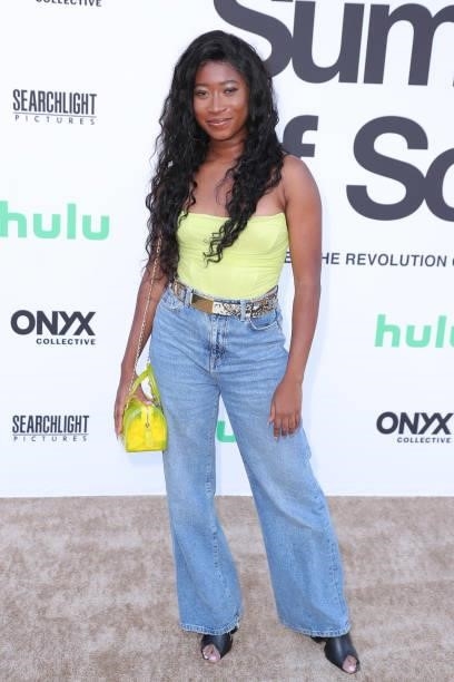 Yasmine Sahid attends a Cinespia Special Screening Of Fox Searchlight And Hulu's "Summer Of Soul