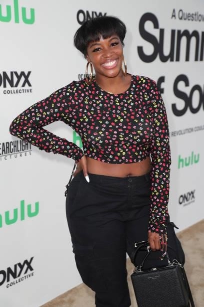 Krystal Franklin attends a Cinespia Special Screening Of Fox Searchlight And Hulu's "Summer Of Soul