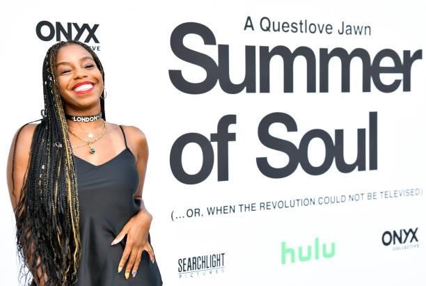 London Hughes attends the Cinespia Special Screening of Fox Searchlight and Hulu's "Summer Of Soul