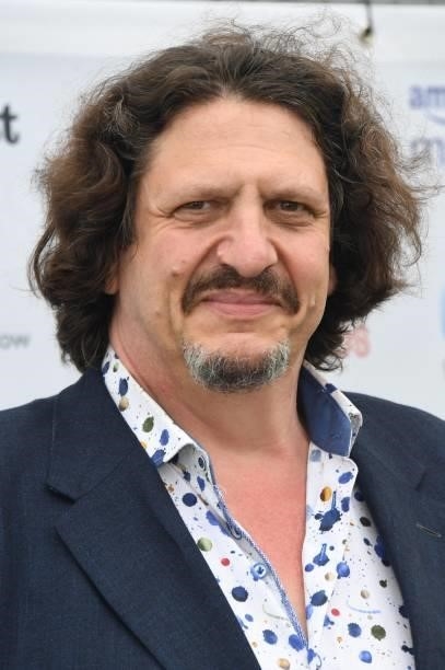 Jay Rayner arrives at The British Podcast Awards 2021 at Brockwell Park on July 10, 2021 in London, England.