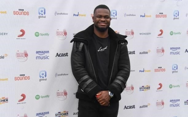 Sideman arrives at The British Podcast Awards 2021 at Brockwell Park on July 10, 2021 in London, England.