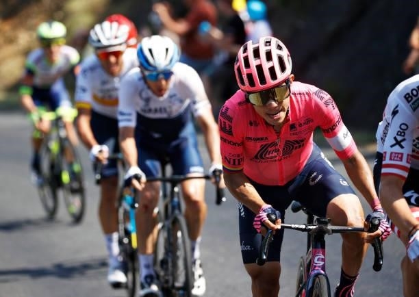 Sergio Higuita of Colombia and Team EF Education - Nippo in the Breakaway during the 108th Tour de France 2021, Stage 14 a 183,7km stage from...