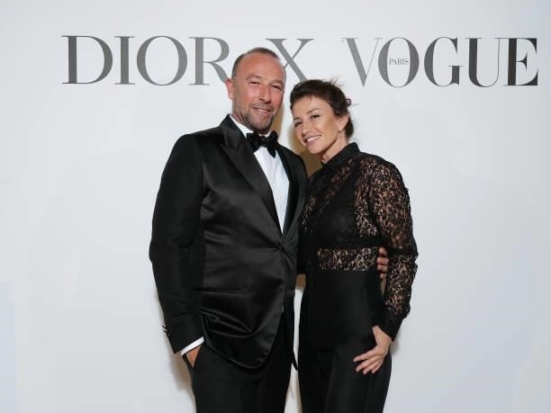 Jerome Pulis and Albane Cleret attend the Dior dinner during the 74th annual Cannes Film Festival on July 10, 2021 in Cannes, France.