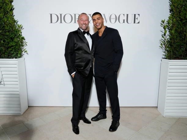 Jerome Pulis and Younes Bendjima attend the Dior dinner during the 74th annual Cannes Film Festival on July 10, 2021 in Cannes, France.
