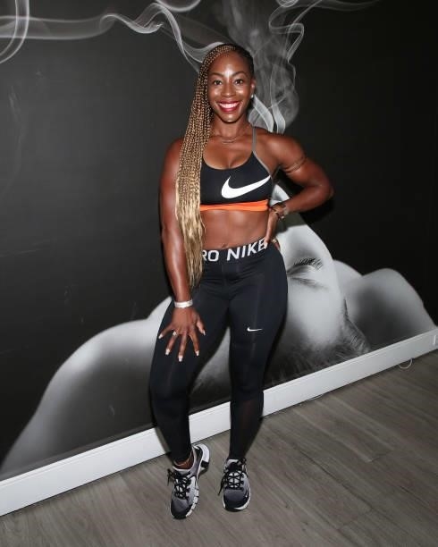 Social Media Personality Venus Moore attends the Pre-ESPYS event hosted by Luxury Experience & Co on July 10, 2021 in West Hollywood, California.