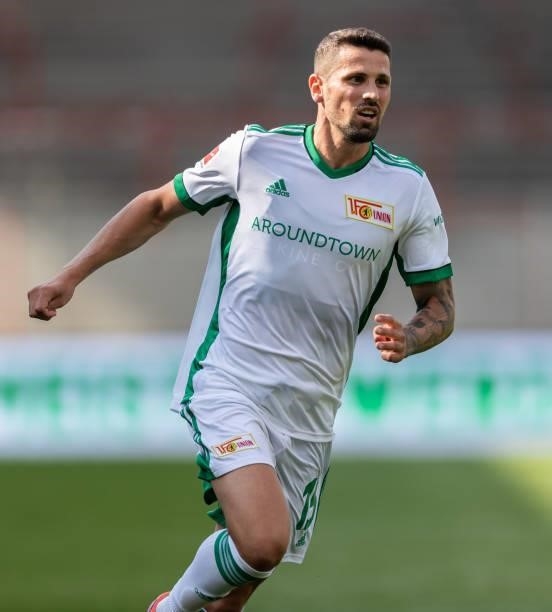 Pawel Wszolek of 1.FC Union Berlin in action during the pre-season friendly match between 1.FC Union Berlin and 1.FC Union Berlin at Stadion An der...