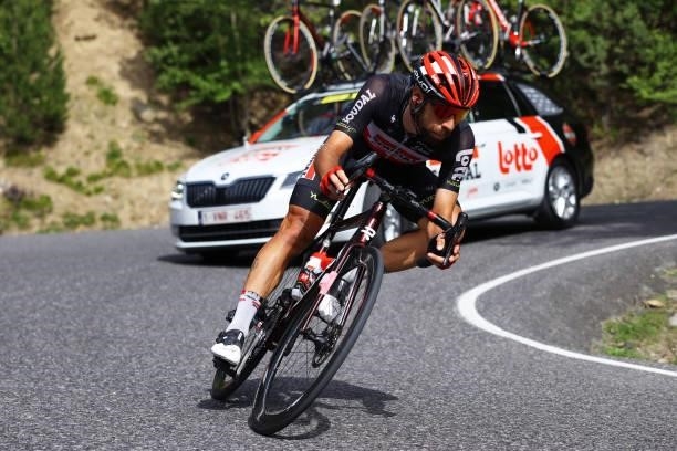 Thomas De Gendt of Belgium and Team Lotto Soudal during the 108th Tour de France 2021, Stage 15 a 191,3km stage from Céret to Andorre-la-Vieille /...