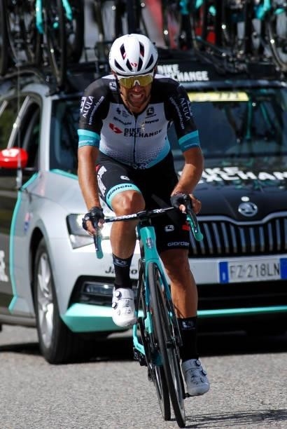 Michael Matthews, from Team BikeExchange, during the 108th Tour de France 2021, Stage 15 a 147km stage from Céret to Andorra la Vella / @LeTour /...