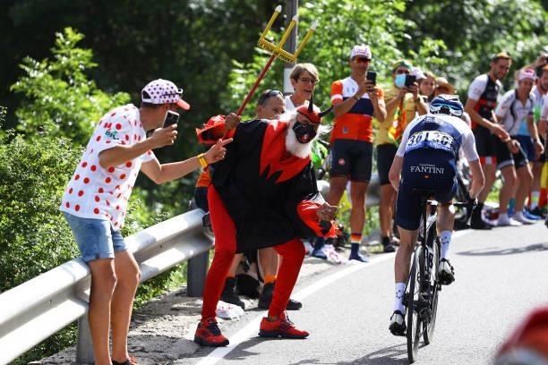 Didi Senft of Germany Devil - Didi Devi & Dan Martin of Ireland and Team Israel Start-Up Nation during the 108th Tour de France 2021, Stage 15 a...