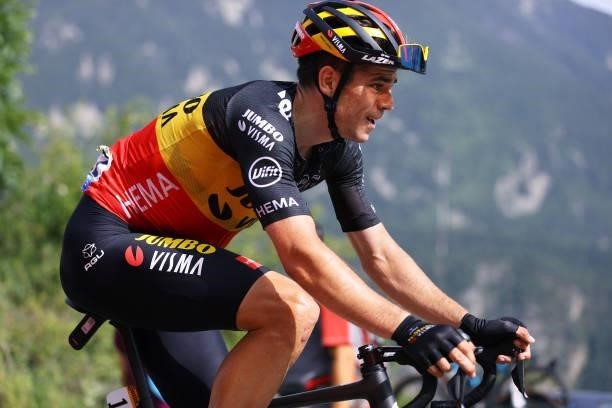 Wout Van Aert of Belgium and Team Jumbo-Visma during the 108th Tour de France 2021, Stage 15 a 191,3km stage from Céret to Andorre-la-Vieille /...