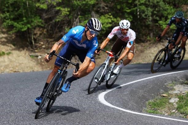 Iván García Cortina of Spain and Movistar Team during the 108th Tour de France 2021, Stage 15 a 191,3km stage from Céret to Andorre-la-Vieille /...