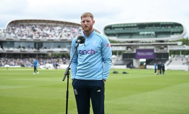 England captain Ben Stokes is interviewed ahead of the 2nd Royal London Series One Day International between England and Pakistan at Lord's Cricket...