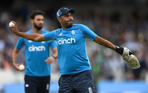England coach Jeetan Patel ahead of the 2nd Royal London Series One Day International between England and Pakistan at Lord's Cricket Ground on July...