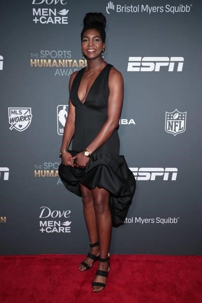 Elizabeth Williams attends the 2021 Sports Humanitarian Awards on July 12, 2021 in New York City.