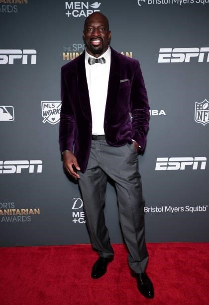 Titus O'Neil attends the 2021 Sports Humanitarian Awards on July 12, 2021 in New York City.
