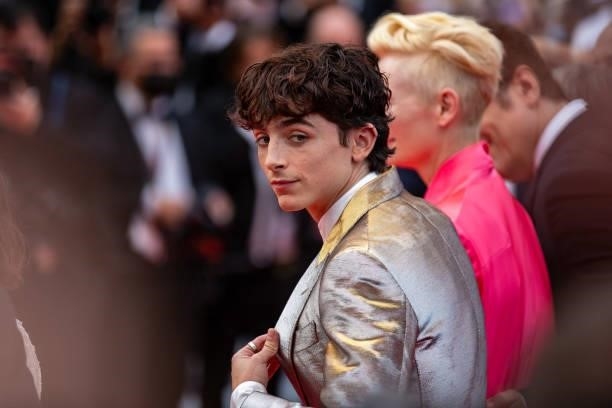 Actor Timothee Chalamet attends the "The French Dispatch