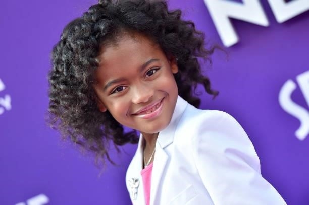 Harper Leigh Alexander attends the Premiere of Warner Bros "Space Jam: A New Legacy