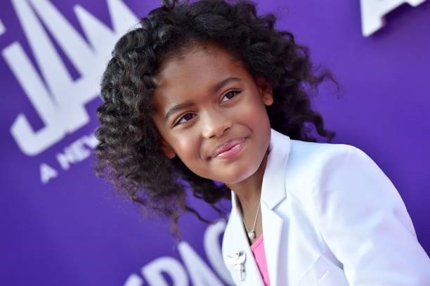 Harper Leigh Alexander attends the Premiere of Warner Bros "Space Jam: A New Legacy