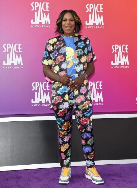Big Freedia attends the Premiere of Warner Bros "Space Jam: A New Legacy
