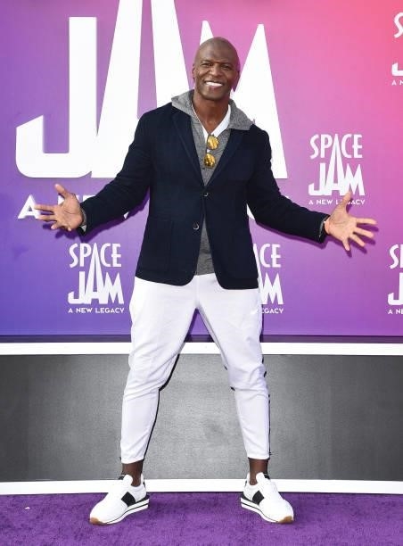 Terry Crews attends the Premiere of Warner Bros "Space Jam: A New Legacy